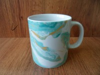 117652 Кружка 300 мл Мрамор Мята Европейский