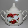 ф0979 Сахарница 450 см3 "кирмаш","Любовь и голуби"