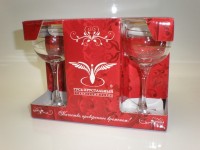 D29-1801 Набор 6 рюмок "Эдем" с рисунком "Змейка"