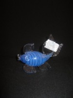 96414/4796 Декор.изделие "Рыбка" голубая, бел.нить