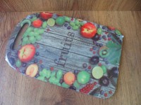 МБ18-75 Доска разделочная "Фрукт.рай" 29*18.5 см.