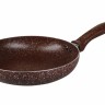 F2450 Marrone сковорода 24 см с мрам. покр., алюм.
