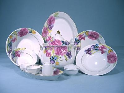ф0784 Сервиз столовый 37 пр, 2в/т"Англ .классика"