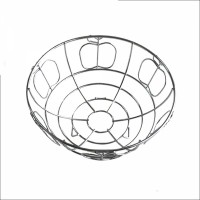 AN52-66 Корзина д/фруктов "Яблоко"