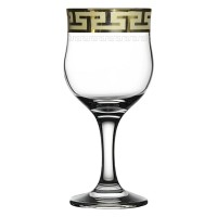 GE03-163 Набор 6 фужеров с рис.  Греческий узор