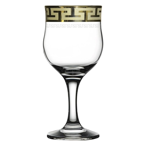 GE03-163 Набор 6 фужеров с рис.  Греческий узор