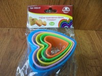 MS8-87 Набор кулинарных форм "Сердце" 5 шт.