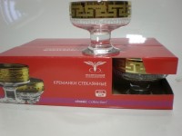 EAV03-1016  Набор 6 креманок  с рисунком "Греч.уз"