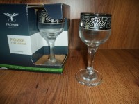 SE64-164 Набор 6 рюмок с рисунком  Скандинавия