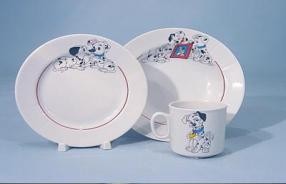 ф0496/1 Детский набор посуды 3 пр."Долматинцы"