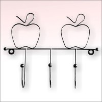 AN52-65 Планка 3 крючка "Яблоко"