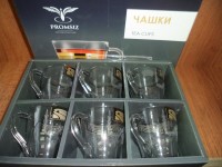 GE05-1649  Набор кружек для чая 6 шт   Мускат