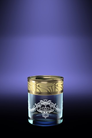 GE05-405 Набор 6 стаканов для виски с рисунком  Эд