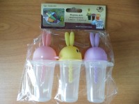 VL80-501 Формы для мороженого "Зайки" 3 ячейки