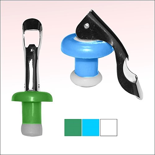 AN13-42 Пробка для бутылки с зажимом 3 цв NEW+